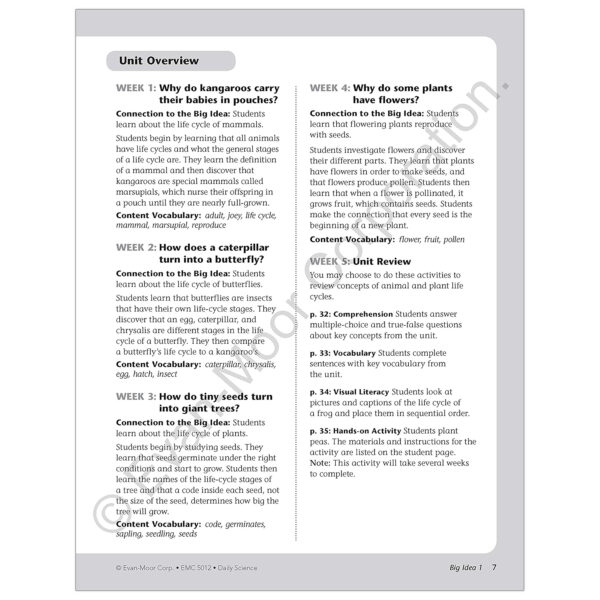 Daily Science Book, Grade 2