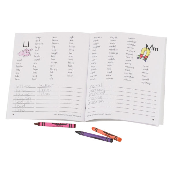 My Own Books My Spelling Dictionary, Pack of 6