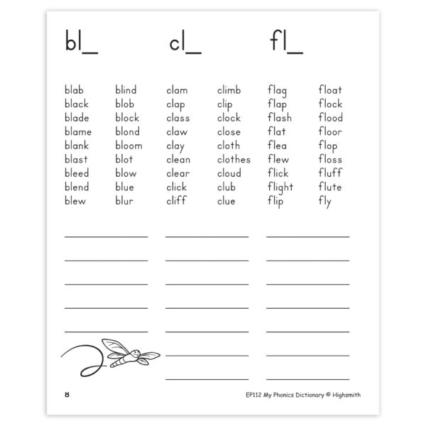 My Phonics Dictionary Book, Pack of 6