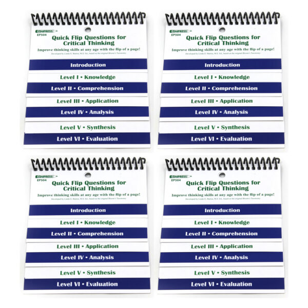 Questions for Critical Thinking Quick Flip Resource, Pack of 4