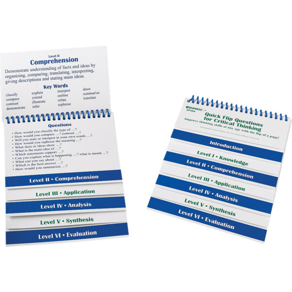 Questions for Critical Thinking Quick Flip Resource, Pack of 4