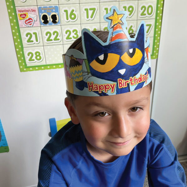 Pete the Cat Happy Birthday Crowns, Pack of 30