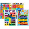 Pete the Cat® Early Learning Small Poster Pack Pete the Cat Early Learning Small Poster Pack, 11" x 15-3-4", Pack of 12