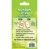 Numbers 0-25 Flash Cards, 6 Packs