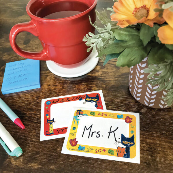Pete the Cat Name Tags- Labels, 36 Per Pack, 6 Packs