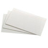 ERSESS00031-2_1-1.jpg White Commercial Index Cards, 3" x 5", Ruled, 1000 Per Pack, 2 Packs