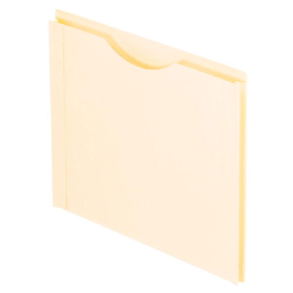 Manila File Jacket, 1" Expansion, Letter Size, Box of 50