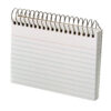 ERSESS40282-6_1.jpg Spiral Index Cards, 3" x 5", White, Ruled, 50 Per Pack, 6 Packs