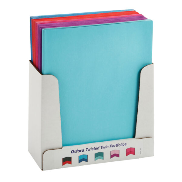 ERSESS52074-50.jpg Twisted Twin Pocket Folders, Letter Size, Assorted, Pack of 50