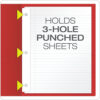 ERSESS57711_2.jpg Twin Pocket Folders with Fasteners, Red, Box of 25