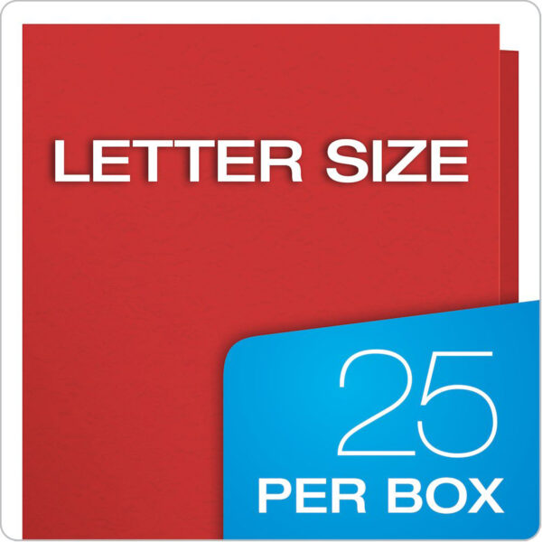 ERSESS57711_6.jpg Twin Pocket Folders with Fasteners, Red, Box of 25