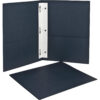 ERSESS57738_2.jpg Twin Pocket Folders with Fasteners, Dark Blue, Box of 25