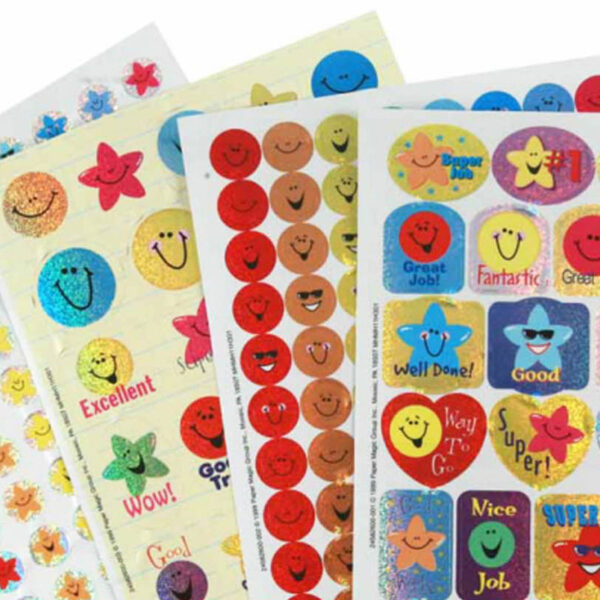 ERSEU-609400-6_1-1.jpg Stars & Smiles Sparkle Sticker Book, 6 Books