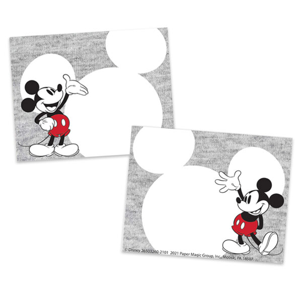 Mickey Mouse Throwback Self-Adhesive Name Tags, 40 Per Pack, 6 Packs