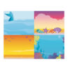 Seas the Day Name Tags, 2-7-8" x 2-1-4", 40 Per Pack, 6 Packs