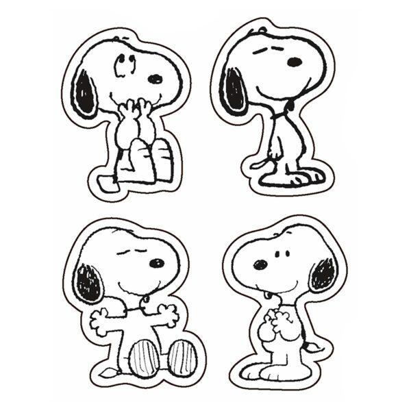 Peanuts Snoopy Giant Stickers, 36 Per Pack, 12 Packs