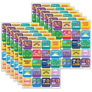 Crayola Colors of Kindness Theme Stickers, 120 Per Pack, 12 Packs