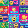 Emoticons Success Stickers, 120 Per Pack, 12 Packs