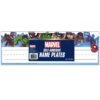 Marvel Super Hero Self-Adhesive Name Plates, 36 Per Pack, 3 Packs