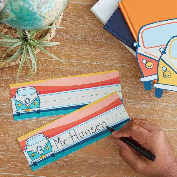 Adventurer Self-Adhesive Name Plates, 36 Per Pack, 3 Packs