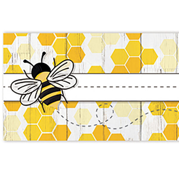 The Hive Self-Adhesive Name Plates, 36 Per Pack, 3 Packs