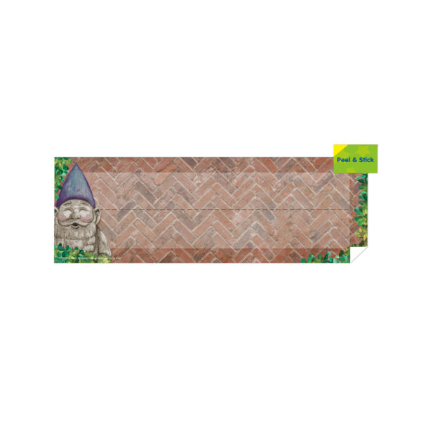 Curiosity Garden Self-Adhesive Name Plate, 9-5-8" x 3-1-4", 36 Per Pack, 3 Packs