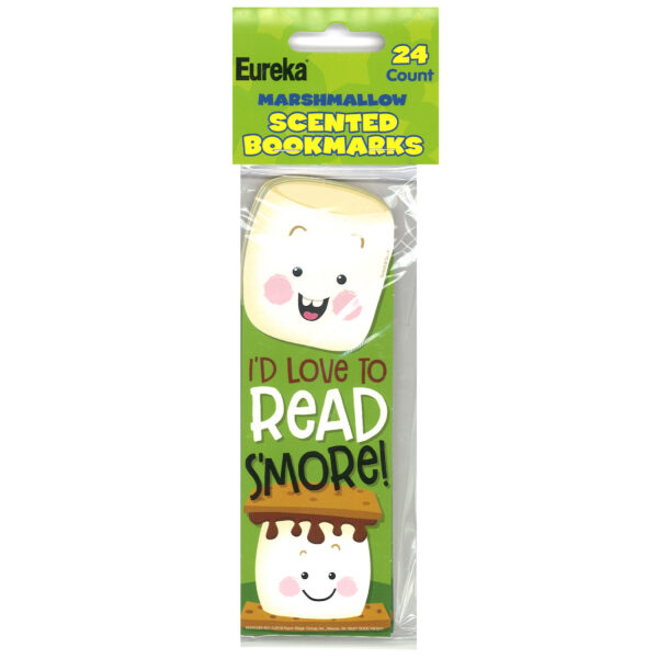 Marshmallow Scented Bookmarks, 24 Per Pack, 3 Packs