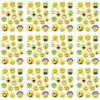 Emoticons Window Clings, 12 Sheets