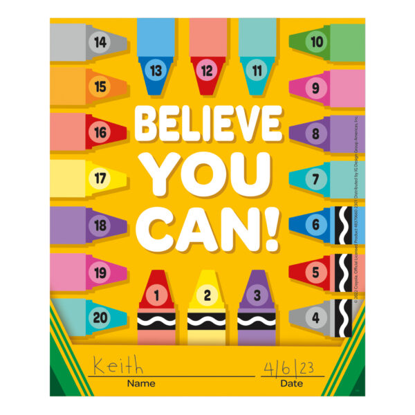 Crayola Mini Reward Chart with Stickers, 36 Per Pack, 3 Packs