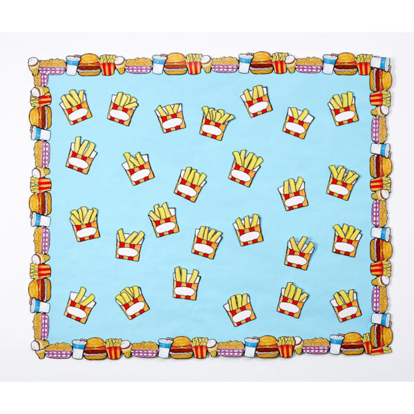 Fast Food Paper Cut-Outs, 36 Per Pack, 3 Packs