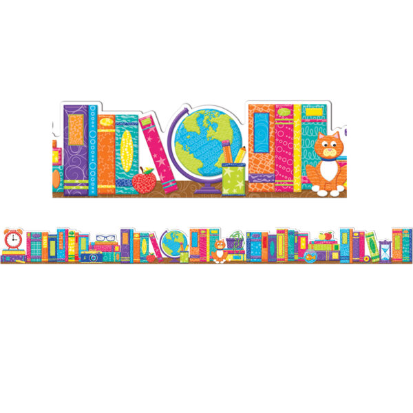 Color My World Books Extra Wide Deco Trim, 37 Feet Per Pack, 6 Packs