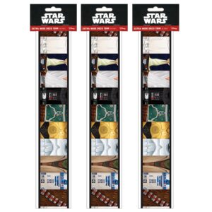 Star Wars Extra Wide Deco Trim, 37 Feet Per Pack, 3 Packs