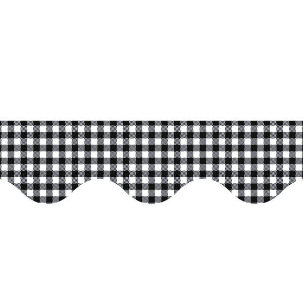 Gingham Extra Wide Deco Trim, 37 Feet Per Pack, 6 Packs