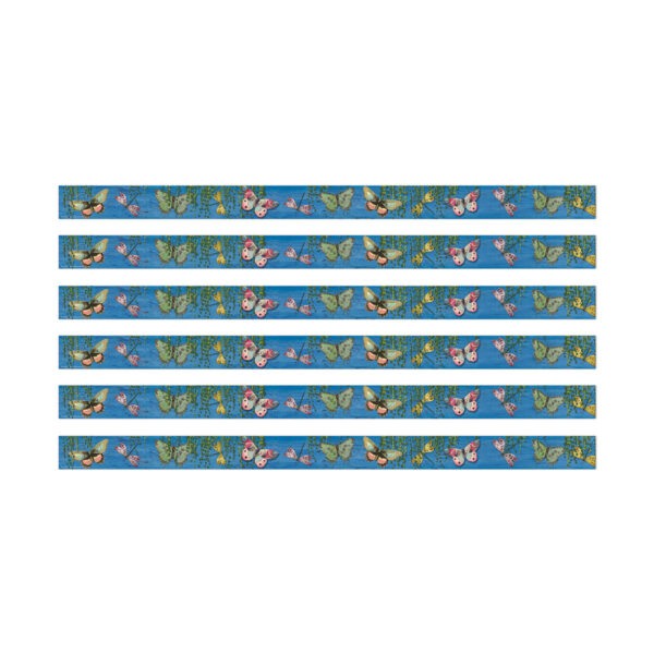 Curiosity Garden Butterfly Deco Trim, 37 Feet Per Pack, 6 Packs