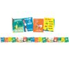 Favorite Books Extra Wide Deco Trim, 37 Feet Per Pack, 3 Packs