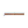 Curiosity Garden Brick Extra Wide Deco Trim, 37 Feet Per Pack, 6 Packs