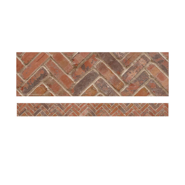 Curiosity Garden Brick Extra Wide Deco Trim, 37 Feet Per Pack, 6 Packs