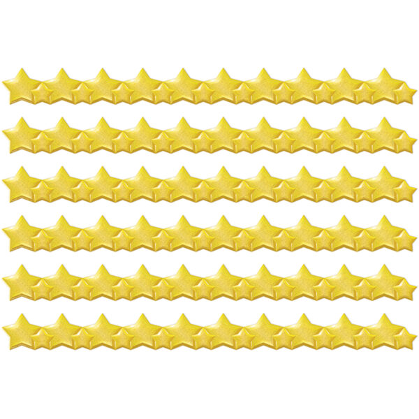 Stars Extra Wide Deco Trim, 37 Feet Per Pack, 6 Packs