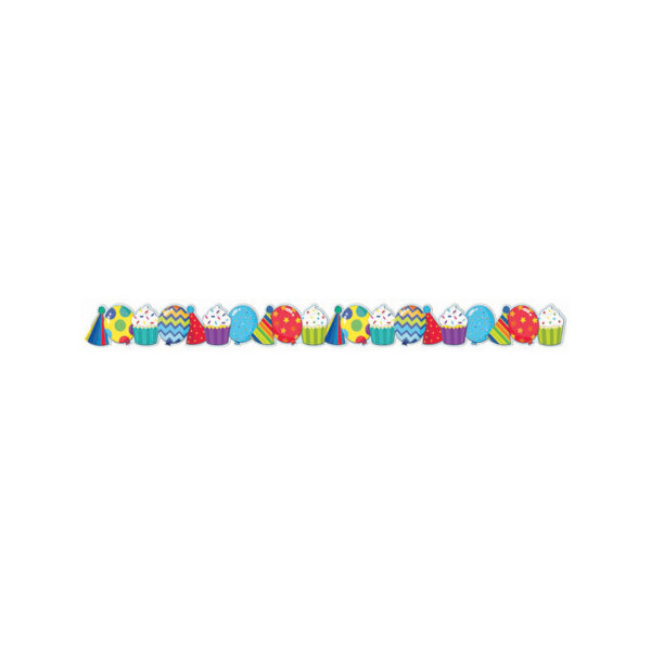 Celebrate Extra Wide Deco Trim, 37 Feet Per Pack, 6 Packs