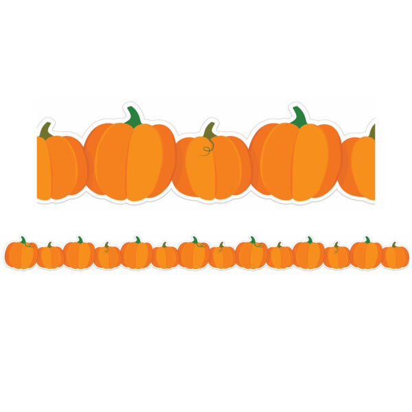 Pumpkins Extra Wide Deco Trim, 37 Feet Per Pack, 6 Packs