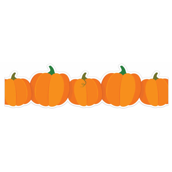 Pumpkins Extra Wide Deco Trim, 37 Feet Per Pack, 6 Packs