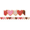 Heart Cookies Extra Wide Deco Trim, 37 Feet Per Pack, 6 Packs