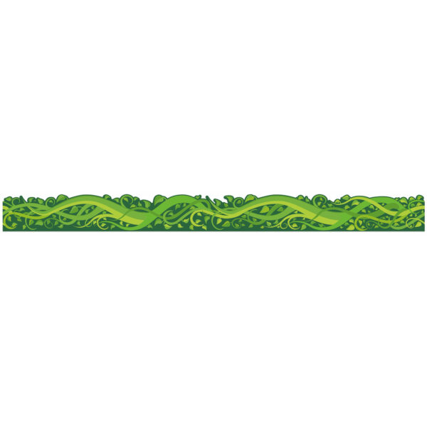 Once Upon A Dream Vines Extra Wide Die-Cut Deco Trim, 37 Feet Per Pack, 6 Packs