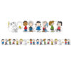 Peanuts Character Lineup Extra Wide Die-Cut Deco Trim, 37 Feet Per Pack, 6 Packs