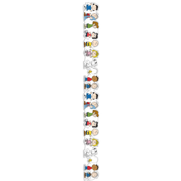 Peanuts Character Lineup Extra Wide Die-Cut Deco Trim, 37 Feet Per Pack, 6 Packs