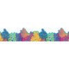 Seas the Day Colorful Coral Reef Extra Wide Die-Cut Deco Trim, 37 Feet Per Pack, 6 Packs