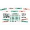 Simply Sassy Calendar Bulletin Board Set, 83 Pieces