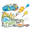 Dr. Seuss Oh The Places You'll Go Bulletin Board Set