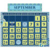 Blue Harmony Calendar Bulletin Board Set