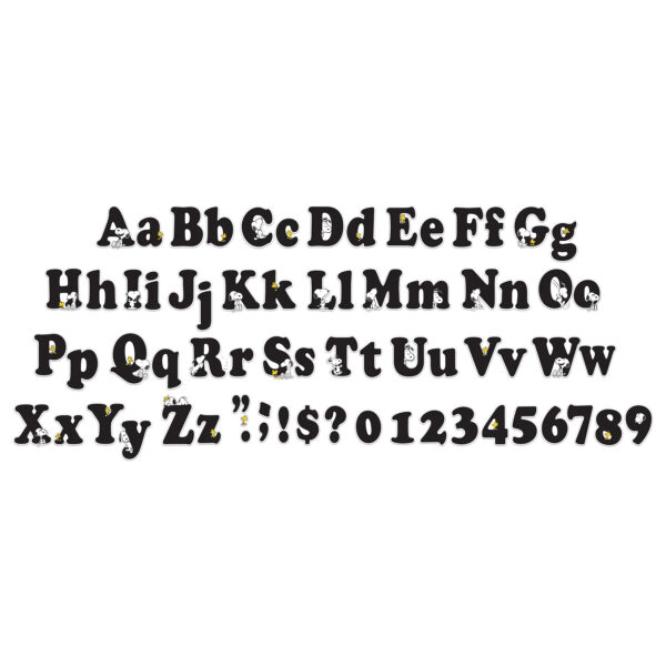 Peanuts Deco Letters, 210 Per Pack, 3 Packs